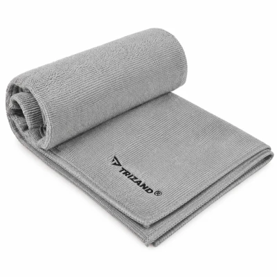 Trizand 27783 Rýchloschnúci uterák 120 x 60 cm, sivý
