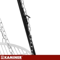 Kaminer 27515 Záhradný gril na troch nohách s ohniskom 167 cm, rošt 58 cm