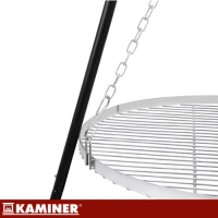 Kaminer 27515 Záhradný gril na troch nohách s ohniskom 167 cm, rošt 58 cm