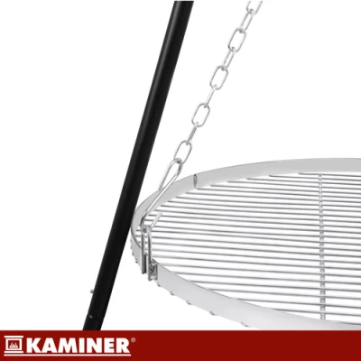 Kaminer 27515 Záhradný gril na troch nohách s ohniskom 167 cm, rošt 58 cm