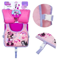 Bestway 9101A Dětská plavecká vesta s rukávky 3 - 6 let, Minnie růžová