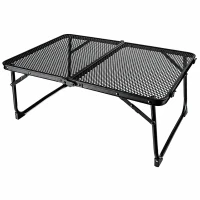 RealG RC-K-2347 Skládací kempingový stolek 60 x 40 x 25 cm, černý
