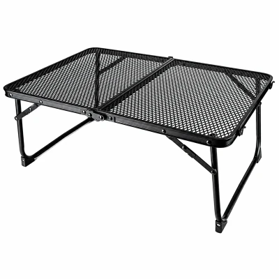 RealG RC-K-2347 Skládací kempingový stolek 60 x 40 x 25 cm, černý