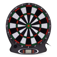 MultiStore AP-100A Elektronický terč na šipky LCD, 38 cm,18 her, 6 šipek