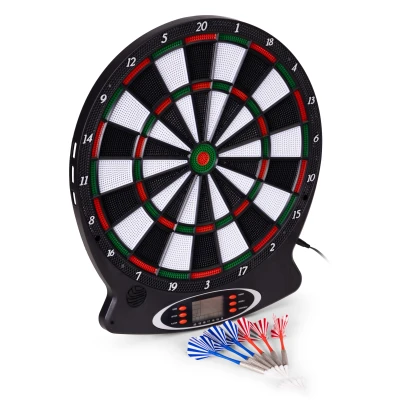 MultiStore AP-100A Elektronický terč na šipky LCD, 38 cm,18 her, 6 šipek