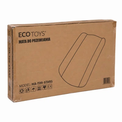 ECOTOYS HA-T09 Přebalovací podložka tvarovaná 85 x 50 cm, hvězdy