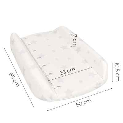ECOTOYS HA-T09 Přebalovací podložka tvarovaná 85 x 50 cm, hvězdy