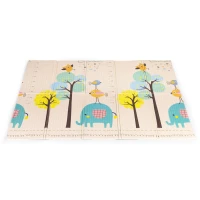 ECOTOYS ECOEVA022 Pěnová hrací podložka, oboustranná 200 x 150 cm, abeceda