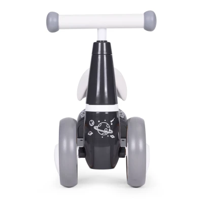 ECOTOYS LB1603 Detské balančné odrážadlo s kolesami z EVA, čierno-šedé