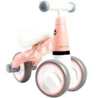 ECOTOYS LB1603 Detské balančné odrážadlo s kolesami z EVA, ružové