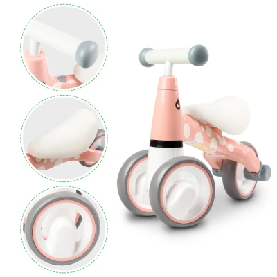 ECOTOYS LB1603 Detské balančné odrážadlo s kolesami z EVA, ružové