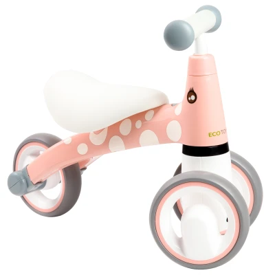 ECOTOYS LB1603 Detské balančné odrážadlo s kolesami z EVA, ružové