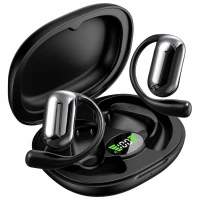 RealG RC-K-2614 Bezdrôtové Bluetooth slúchadlá TWS s funkciami umelej inteligencie, LED displejom, čierne