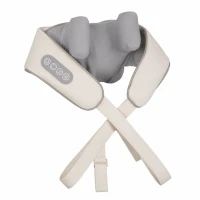 RealG RC-K-1812 Masážní límec na krk, šíji a záda Shiatsu s vyhříváním, béžový