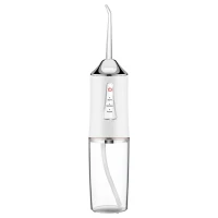 RealG RC-K-2489 Bezdrátová ústní sprcha, irigátor 230 ml, 3 režimy, 4 trysky, bílá