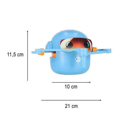 KIK KX2871_1 Interaktivní vzdělávací robot na kreslení, modrý