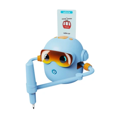 KIK KX2871_1 Interaktivní vzdělávací robot na kreslení, modrý