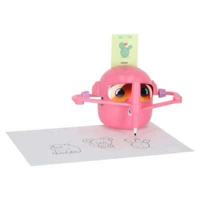 KIK KX2871 Interaktivní vzdělávací robot na kreslení, růžový