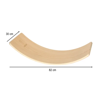 KIK KX5417 Balanční houpací deska pro děti Wave Board, dřevo, růžová