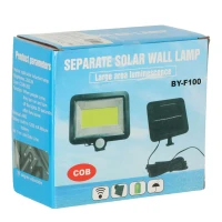 KIK KX3096 Solární LED lampa s čidlem pohybu a soumraku 120 LED