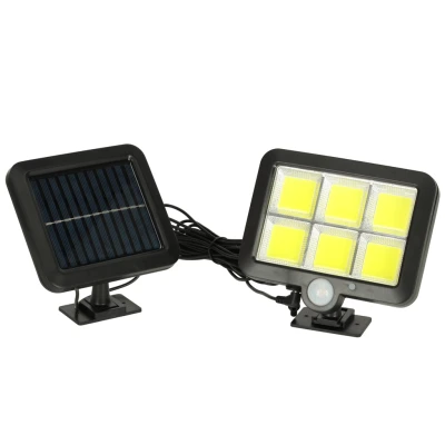 KIK KX3096 Solární LED lampa s čidlem pohybu a soumraku 120 LED