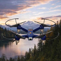Syma KX5042_1 Dron X31, GPS, HD kamera, Wi-Fi FPV, 5G, modrý