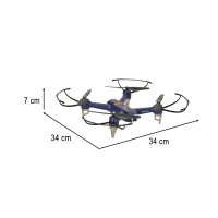 Syma KX5042_1 Dron X31, GPS, HD kamera, Wi-Fi FPV, 5G, modrý
