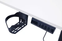 KIK KX2640 Elektrický stôl s nastaviteľnou výškou 120 x 60 cm, biely