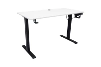 KIK KX2640 Elektrický stôl s nastaviteľnou výškou 120 x 60 cm, biely