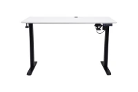 KIK KX2640 Elektrický stôl s nastaviteľnou výškou 120 x 60 cm, biely
