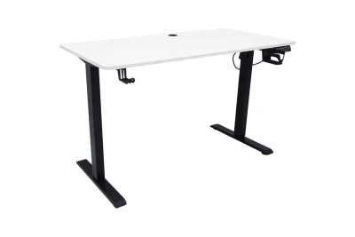 KIK KX2640 Elektrický stôl s nastaviteľnou výškou 120 x 60 cm, biely