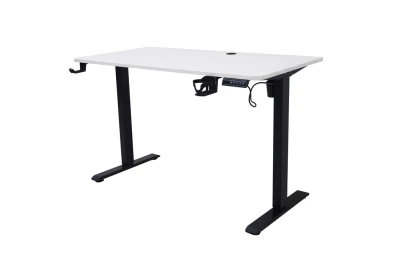 KIK KX2640 Elektrický stôl s nastaviteľnou výškou 120 x 60 cm, biely