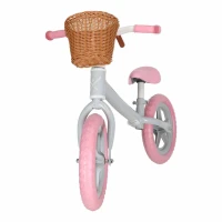 KIK KX2798_1 Detská odrážadlo s košíkom Trike Fix Balance, ružové
