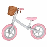KIK KX2798_1 Detská odrážadlo s košíkom Trike Fix Balance, ružové