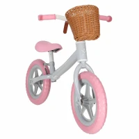 KIK KX2798_1 Detská odrážadlo s košíkom Trike Fix Balance, ružové