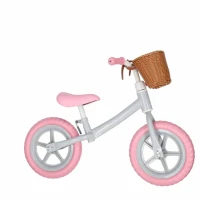 KIK KX2798_1 Detská odrážadlo s košíkom Trike Fix Balance, ružové