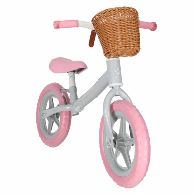 KIK KX2798_1 Detská odrážadlo s košíkom Trike Fix Balance, ružové