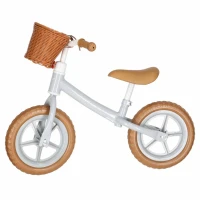 KIK KX2798 Detská odrážadlo s košíkom Trike Fix Balance, šedé