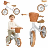 KIK KX2798 Dětské odrážedlo s košíkem Trike Fix Balance, šedé