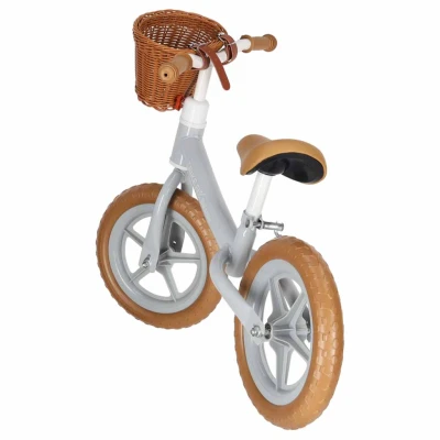 KIK KX2798 Dětské odrážedlo s košíkem Trike Fix Balance, šedé