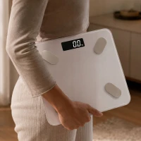 Verk 17149 Analytická osobní váha LCD 180 kg, bílá