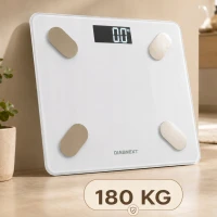 Verk 17149 Analytická osobní váha LCD 180 kg, bílá