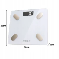 Verk 17149 Analytická osobní váha LCD 180 kg, bílá