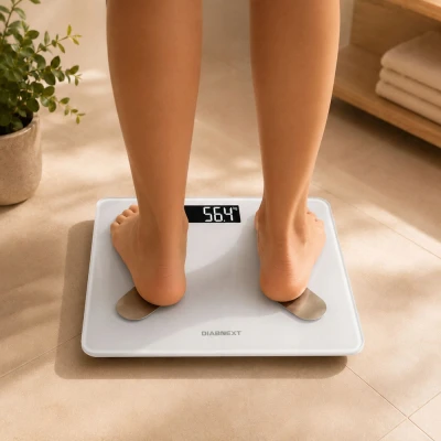 Verk 17149 Analytická osobní váha LCD 180 kg, bílá