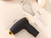 Verk 07355 Elektrický ruční šlehač, 3 rychlosti, USB, 23 W, černý