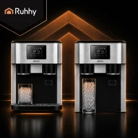 Ruhhy 27858 Výrobník ledu s drtičem 3 v 1, 15 kg/24 h