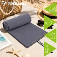 Trizand 27460 Rýchloschnúci uterák 180 x 100 cm, sivý