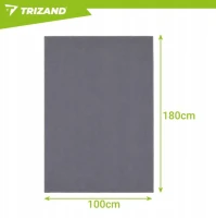 Trizand 27460 Rýchloschnúci uterák 180 x 100 cm, sivý