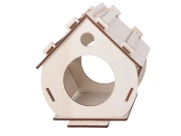 Verk 27552 Dřevěná ptačí budka DIY - kreativní sada k sestavení a vybarvení