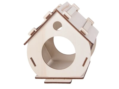 Verk 27552 Dřevěná ptačí budka DIY - kreativní sada k sestavení a vybarvení
